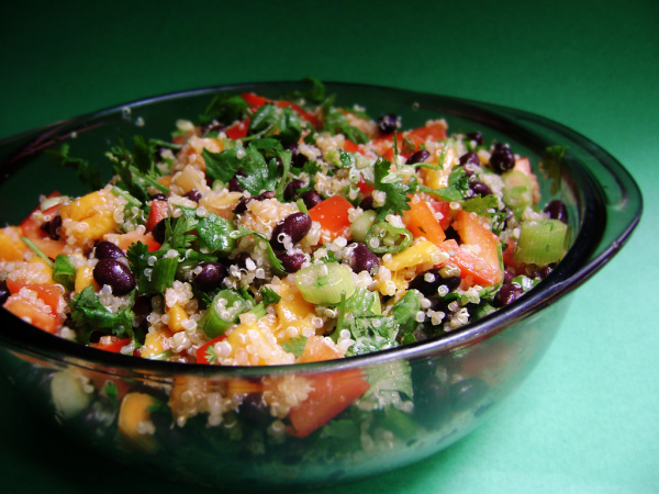 Quinoa, Black Bean, and Mango Salad