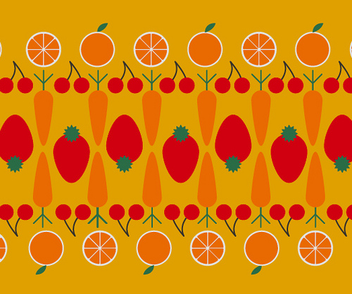 vitamin fruit cartoon