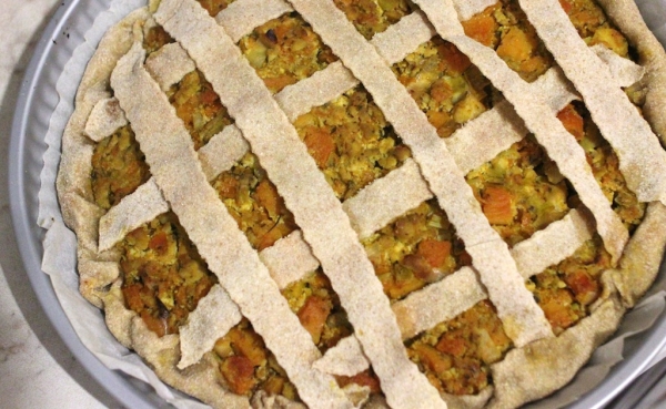 torta zucca e tofu