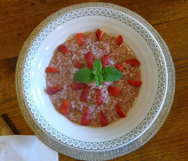 risotto alle fragole